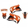 BLACKBIRD KOMPLET NAKLEJEK (OKLEINA) KTM 2T  (93-97) DREAM4